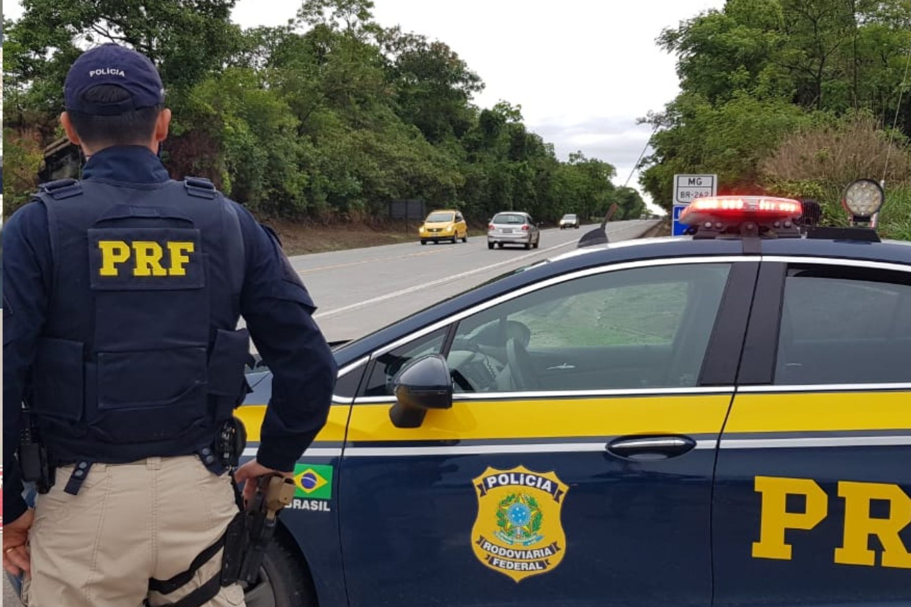 PRF reforça fiscalização nas rodovias de Minas Gerais durante feriado