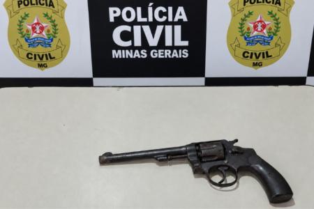 Arma supostamente utilizada em crime foi apreendida pela PCMG