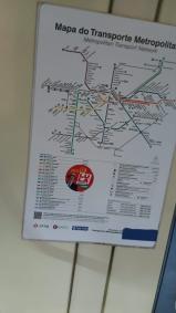 Imagens de depredação foram divulgadas pelo Metrô de São Paulo