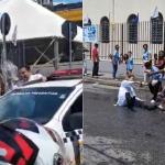 VÍDEO: Padre cai ao abençoar viatura da Guarda Municipal em Belo Horizonte