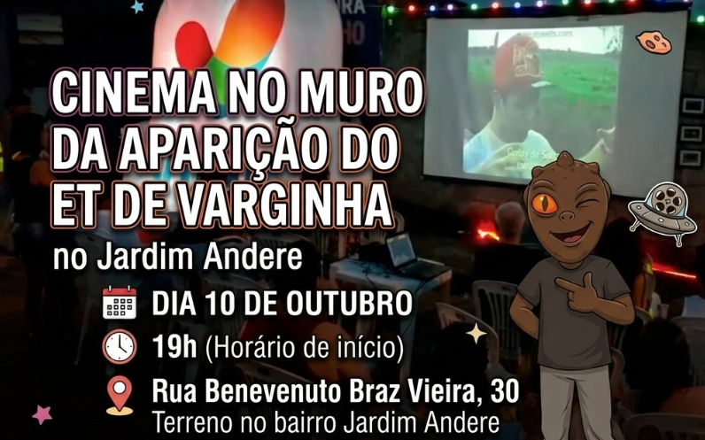 Virada Varginha celebra 10 anos com cinema ao ar livre no dia 10