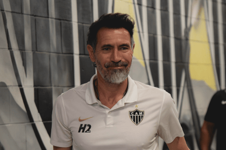 Eduardo Domínguez, técnico do Atlético