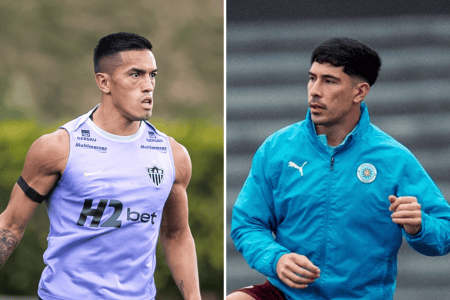 Tomás Cuello, artilheiro do Atlético, Salomón Rodríguez, goleador do Montevideo City Torque