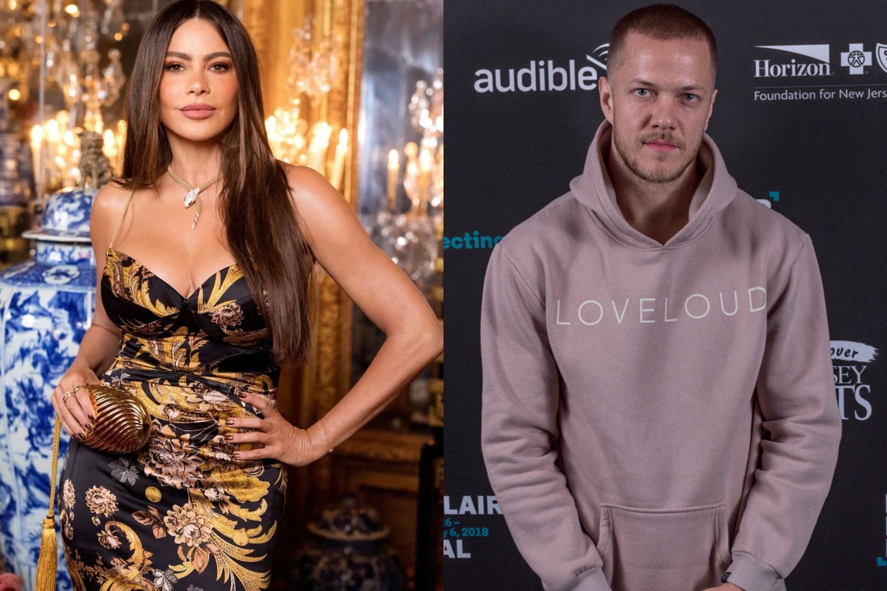 Sofía Vergara, de ‘Modern Family’, é flagrada com Dan Reynolds, vocalista do Imagine Dragons