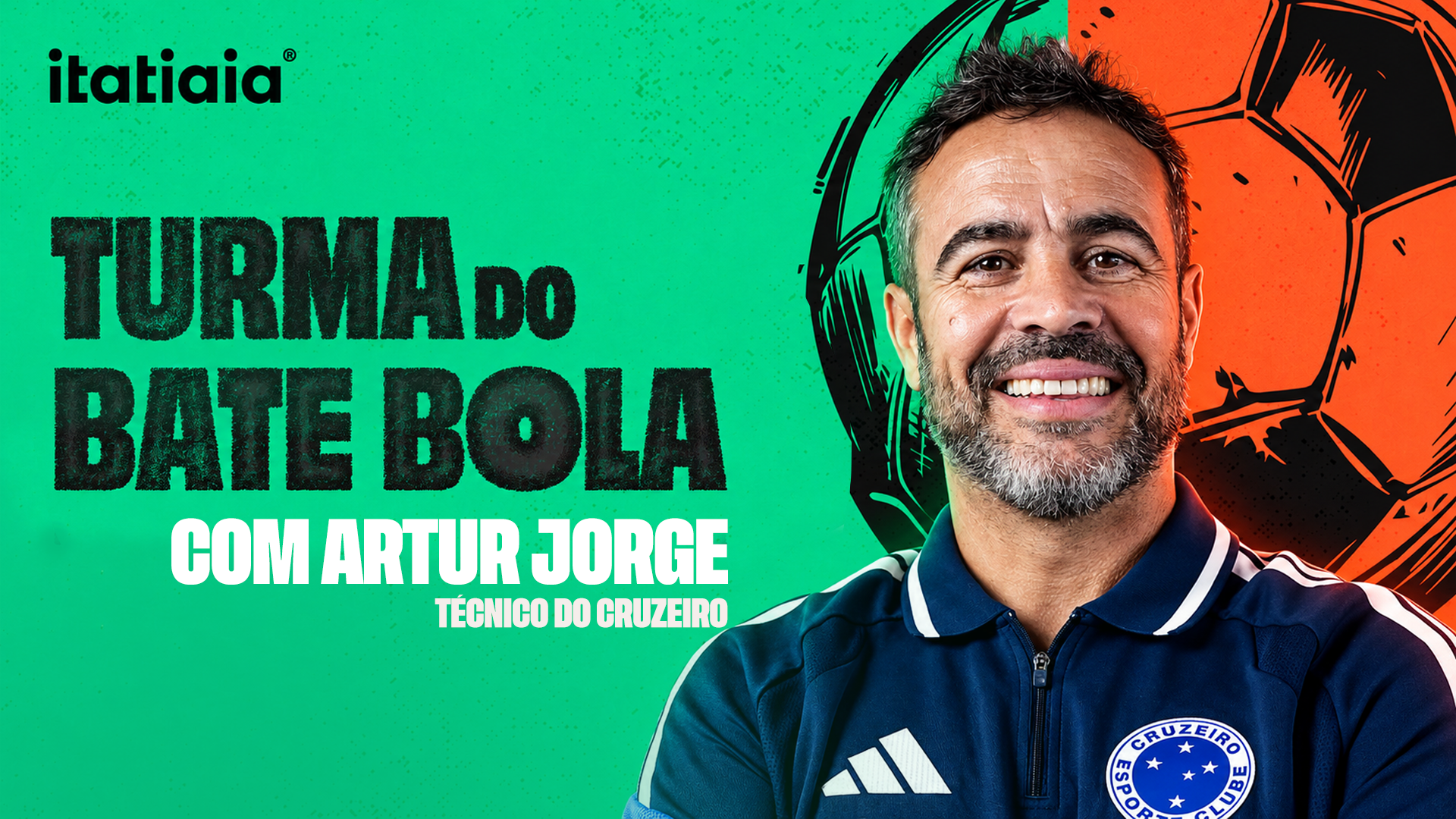 Ao vivo: assista à entrevista exclusiva do técnico Artur Jorge, do Cruzeiro, à Itatiaia