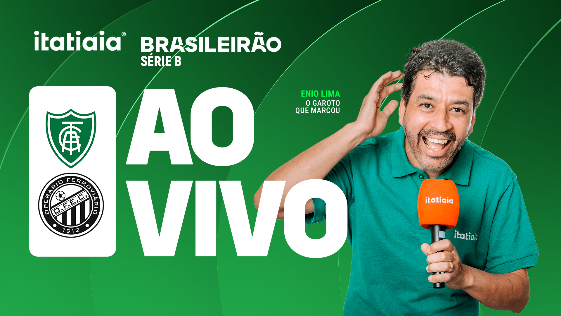 América x Operário: assista, ao vivo, à transmissão da Itatiaia