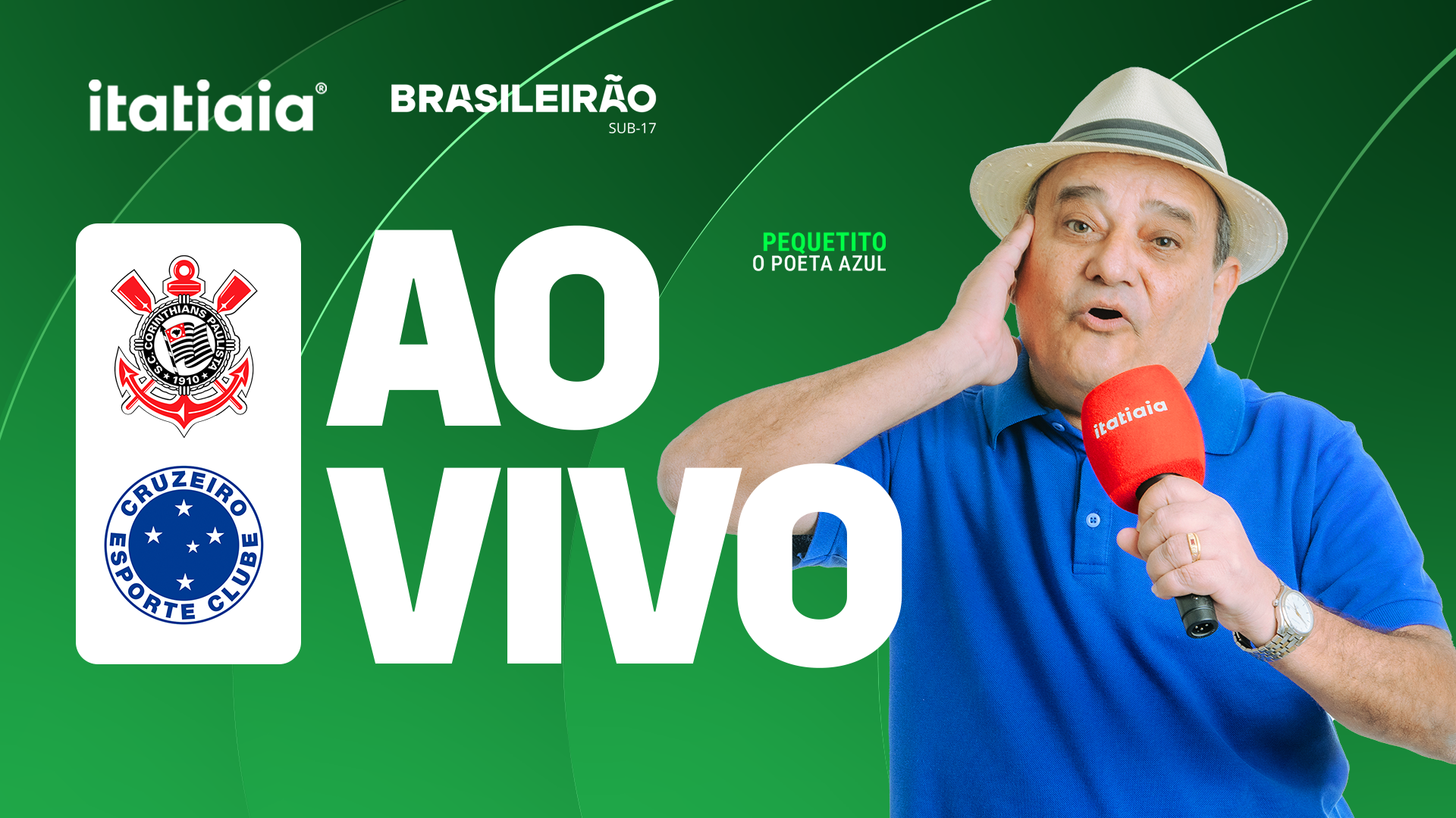 Corinthians x Cruzeiro: assista, ao vivo, à transmissão da Itatiaia pelo Brasileirão Sub-17