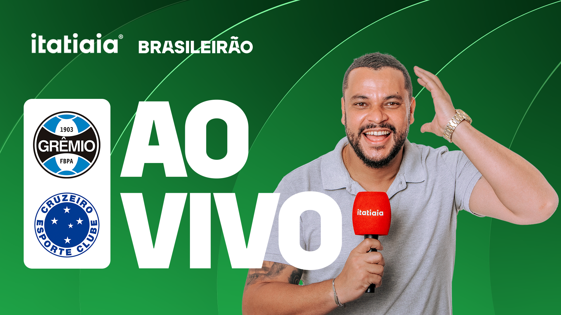 Grêmio x Cruzeiro: assista, ao vivo, à transmissão da Itatiaia