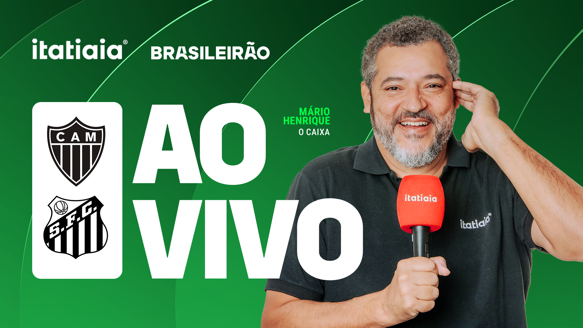 Atlético x Santos: assista, ao vivo, à transmissão da Itatiaia