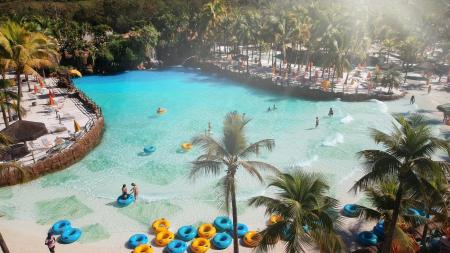 Thermas dos Laranjais reúne atrações aquáticas para diferentes perfis de visitantes em Olímpia (SP) • Divulgação/Prefeitura de Olímpia