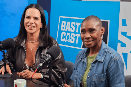 Virna e Mireya Luis durante entrevista ao Basticast