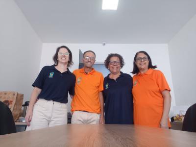 Equipe da Super Cérebro em Juiz de Fora: Marina Amaral, Sidnei Valle, Delizett Soares Ferreira e Verônica Azevedo de Souza • Divulgação