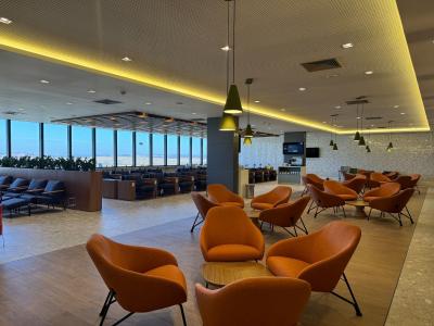 A ADVT VIP Lounge, no BH Airport, oferece áreas de descanso e serviços de conforto aos passageiros antes do embarque • Divulgação/BH Airport