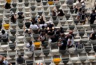 Mineiro Sub-20: jogadores do time principal do Atlético assistem à decisão na Arena MRV