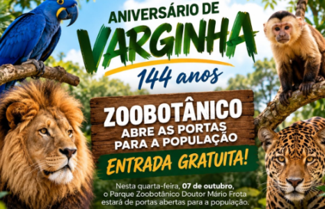 Área verde de visitação do Parque Zoobotânico Doutor Mário Frota em Varginha.