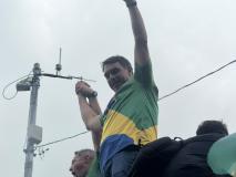 manifestação flavio bolsonaro em BH