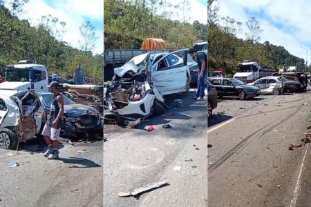 Acidente na BR-040, na Grande BH