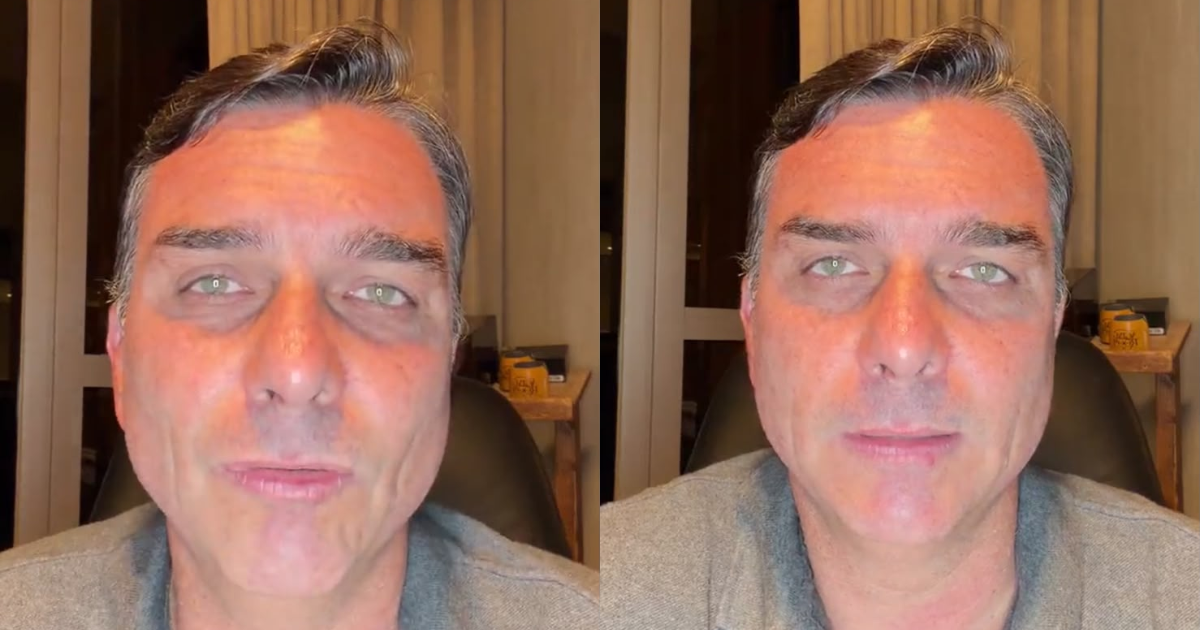 Em primeira live nos EUA, Flávio ataca Judiciário e volta a questionar eleição