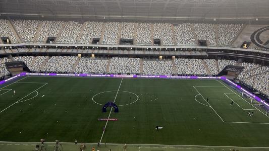 Arena MRV antes de jogo pela Copa do Brasil Feminina