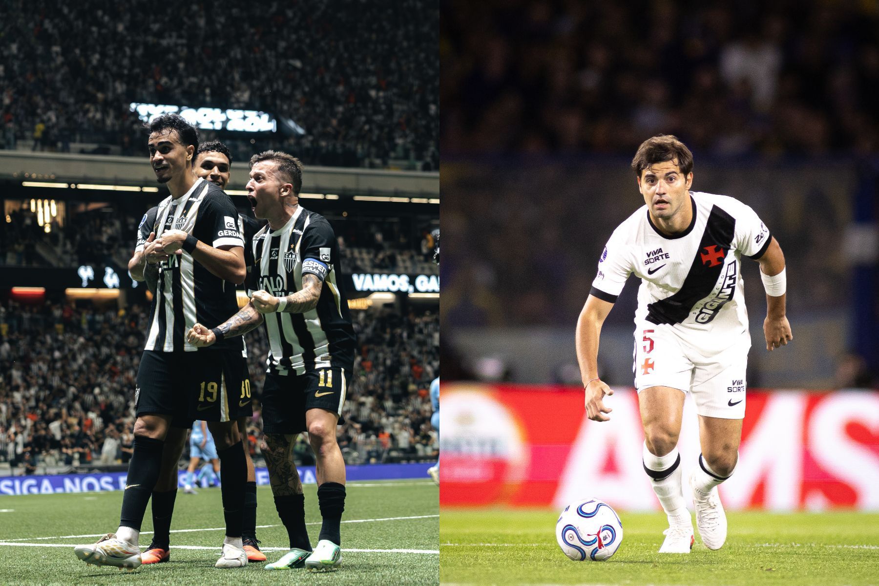 Atlético e Vasco dominam seleção da Sul-Americana após vitórias nas semifinais