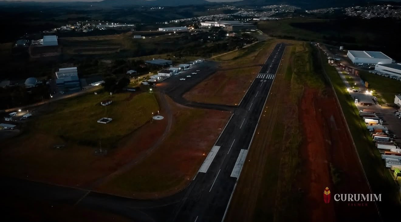 Aeroporto de Varginha é fechado nesta quinta-feira para instalação do sistema PAPI