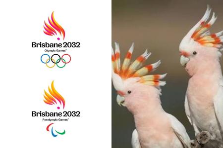 Logomarca oficial dos Jogos Olímpicos e Paralímpicos de Brisbane 2032 • Reprodução X/Brisbane 2032