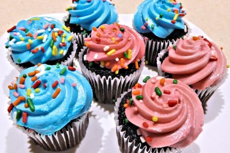 cupcakes coloridos