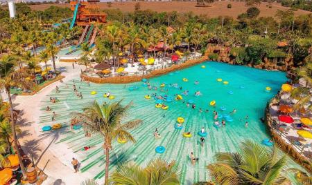 Thermas dos Laranjais, em Olímpia (SP), recebeu 1,95 milhão de visitantes em 2025