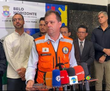 Elcione Menezes, coordenador da Defesa Civil de Belo Horizonte • Fabiano Frade/Itatiaia