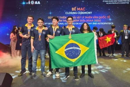 Estudantes brasileiros ganham cinco medalhas na Olimpíada Internacional de Astronomia e Astrofísica