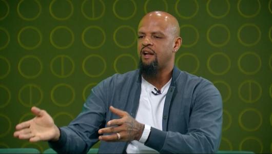 Felipe Melo, ex-jogador de Fluminense, Palmeiras e Seleção Brasileira, no canal "sportv"