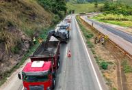A rodovia Fernão Dias terá desvio de tráfego no trecho que passa por Perdões-MG