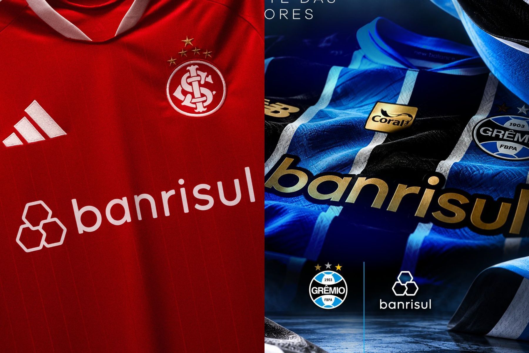 Patrocinador histórico de Inter e Grêmio retorna aos clubes com espaço principal da camisa