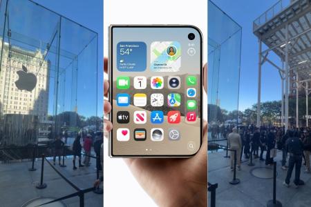 iPhone dobrável de R$ 30 mil provoca filas e aglomerações nos EUA; veja vídeos