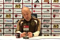 Jardim cita 'luto' do Flamengo após queda na Libertadores, mas reforça objetivo no Brasileirão
