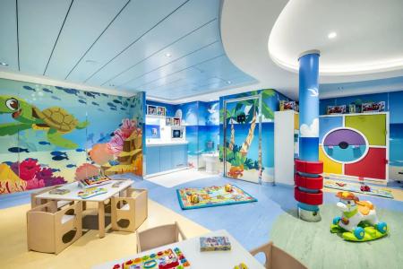 Baby Club Chicco, espaço infantil do MSC Virtuosa • Divulgação