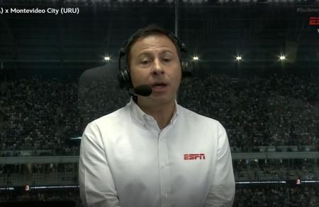 Mário Marra, comentarista da ESPN, em transmissão da Copa Sul-Americana