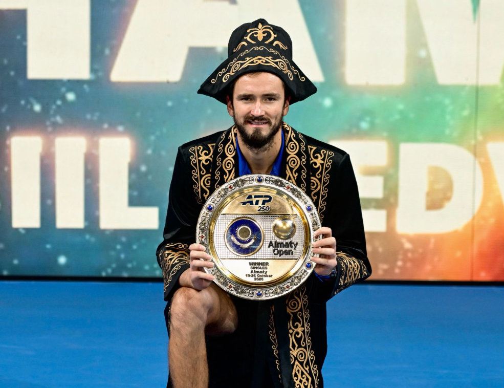 Tênis: Daniil Medvedev busca a virada e conquista ATP 250 de Almaty
