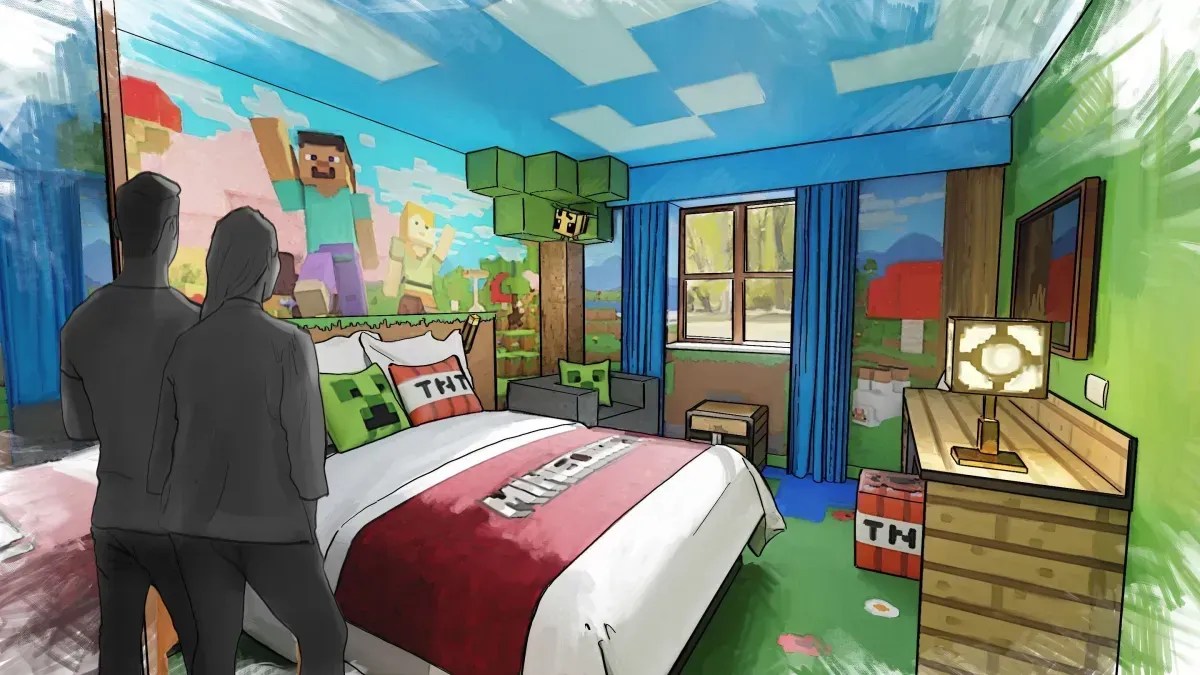 Minecraft vai ganhar hotel temático e parque de atrações na Inglaterra em 2027