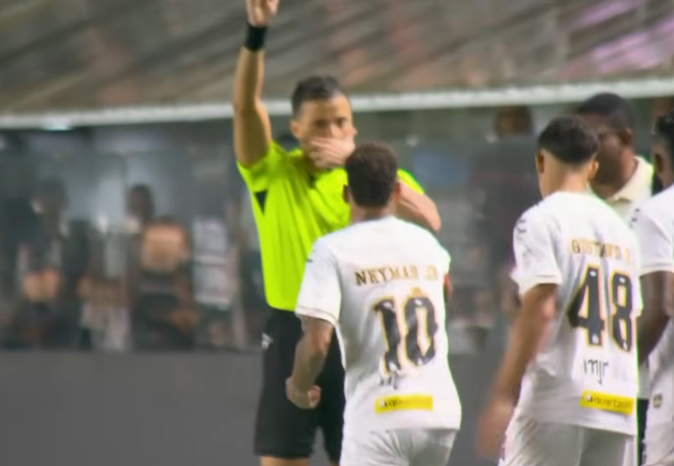 Bahia critica postura de Neymar após discussão com Rodrigo Nestor em Santos x Bahia
