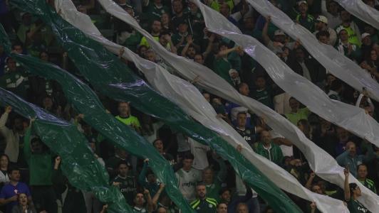 Torcida do Palmeiras no Nubank Parque, em São Paulo