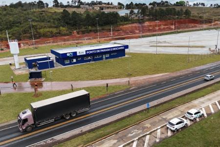 Posto de parada e descanso em Carandaí, no Campo das Vertentes