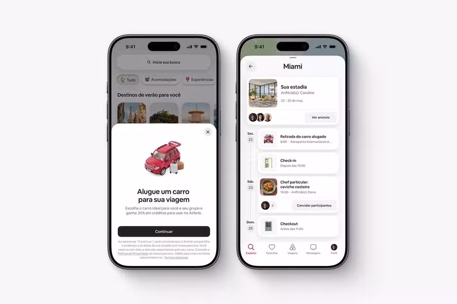 Airbnb passa a oferecer aluguel de carros em mais de 300 cidades do Brasil