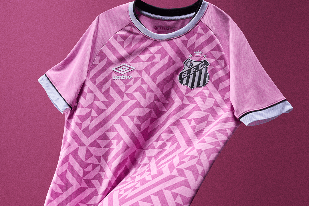 Santos lança camisa especial para Outubro Rosa; veja fotos