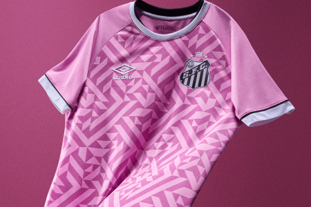 Uniforme do Santos para o Outubro Rosa de 2026