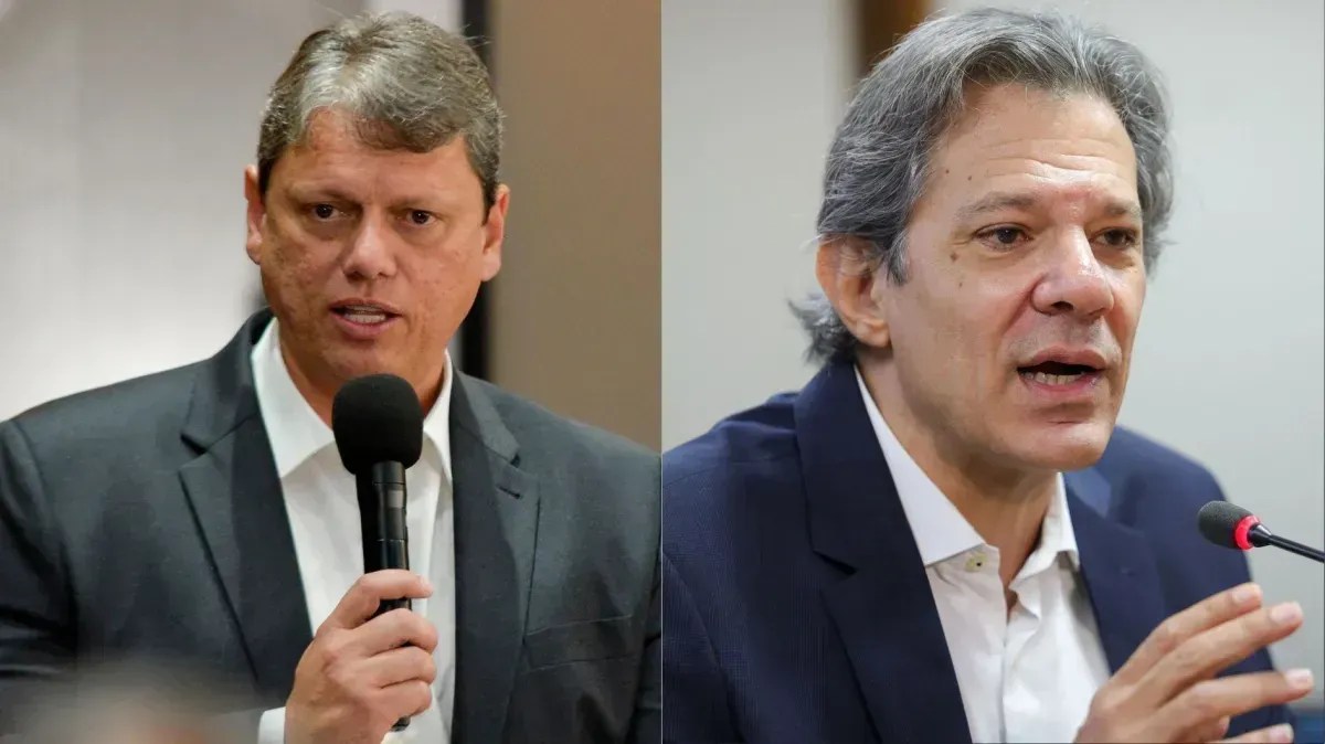 Quaest: Tarcísio tem 60% dos votos válidos em SP no 1º turno; Haddad, 36%