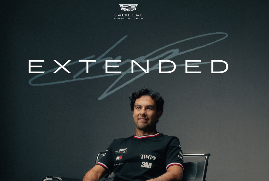 F1: Cadillac anuncia renovação com o mexicano Sergio Pérez 'pelo menos até 2029'