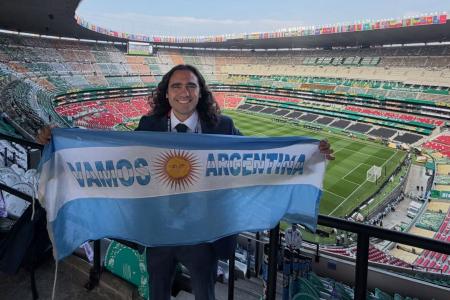 Sorin cubriu a última Copa do Mundo de Lionel Messi