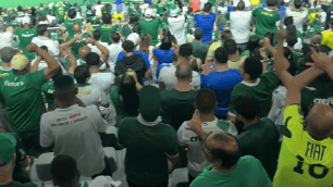 Palmeiras: torcedores reagem a resultado que colocou o Corinthians no Z4 do Brasileiro
