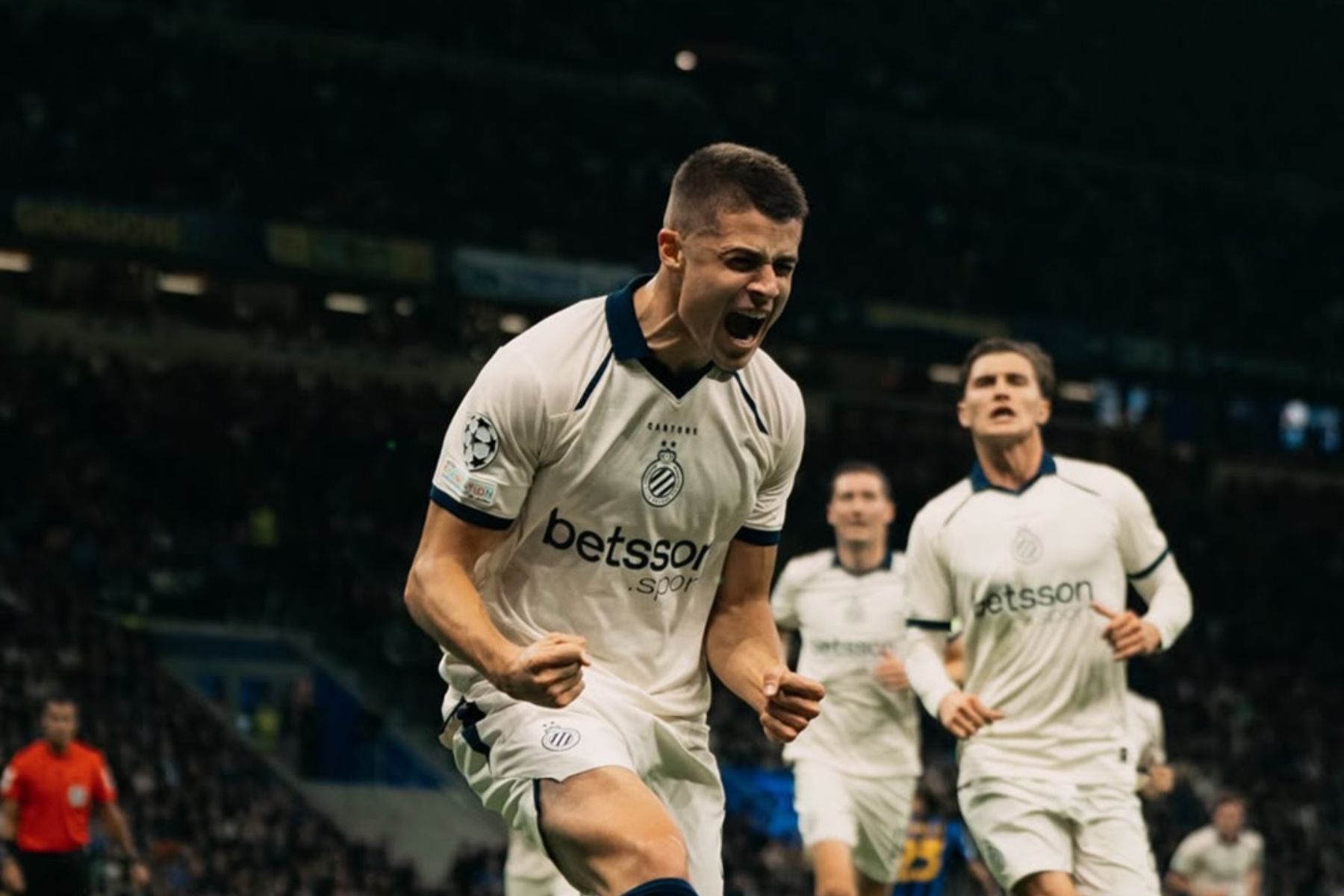 Tresoldi dá show, Brugge surpreende e vence Inter de Milão fora de casa na Champions